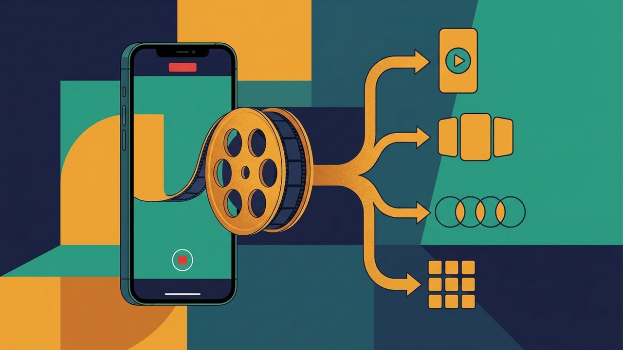 Un video, diez piezas: método para reciclar contenido semanal