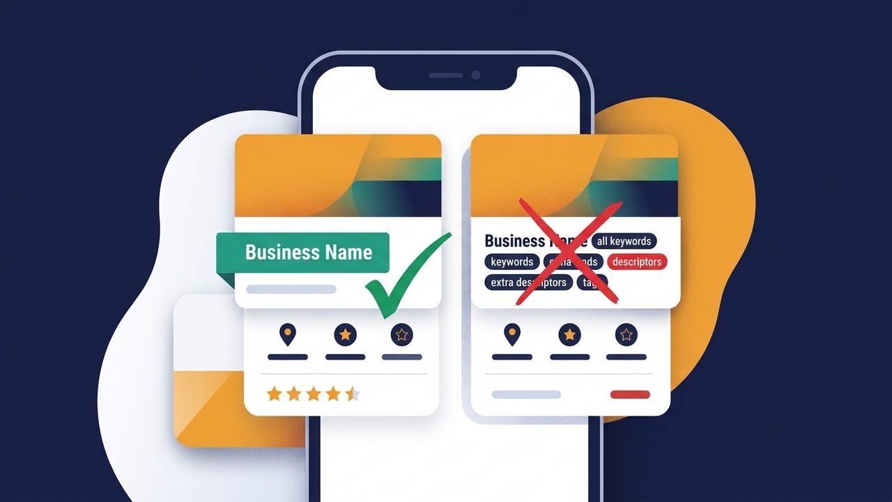 Nombre en Google Business Profile: checklist sin spam