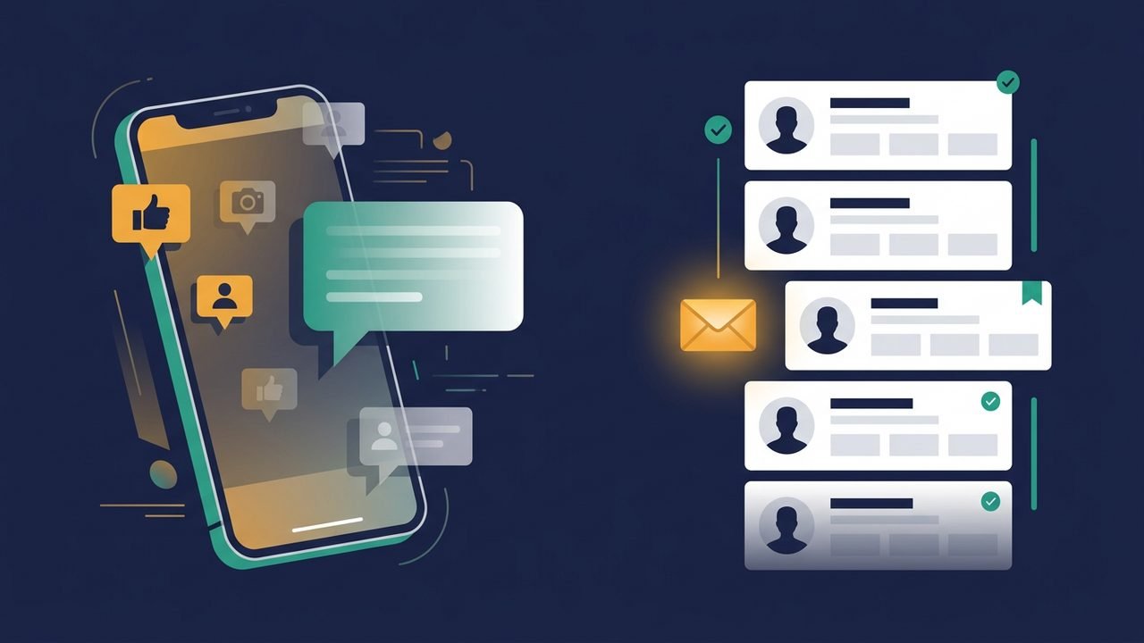Grupo de WhatsApp o email propio: quien fideliza mejor
